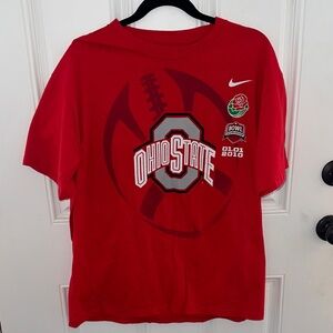 Nike Red Ohio State Short Sleeve Tee